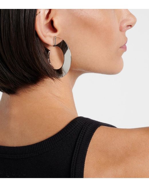 Alaïa Metallic Ohrringe Blade