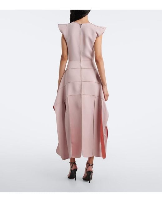 Maticevski Pink Merit Paneled Maxi Dress
