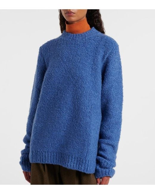 God's True Cashmere Blue Cloud Cashmere Sweater