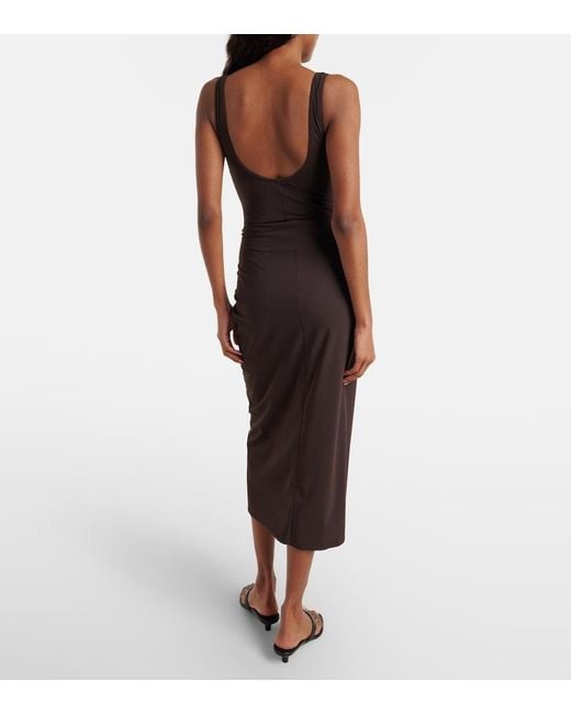 Karla Colletto Brown Basics Beach Cover-Up