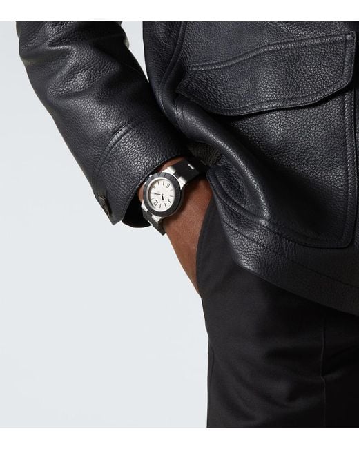 BVLGARI Metallic Aluminium Watch for men