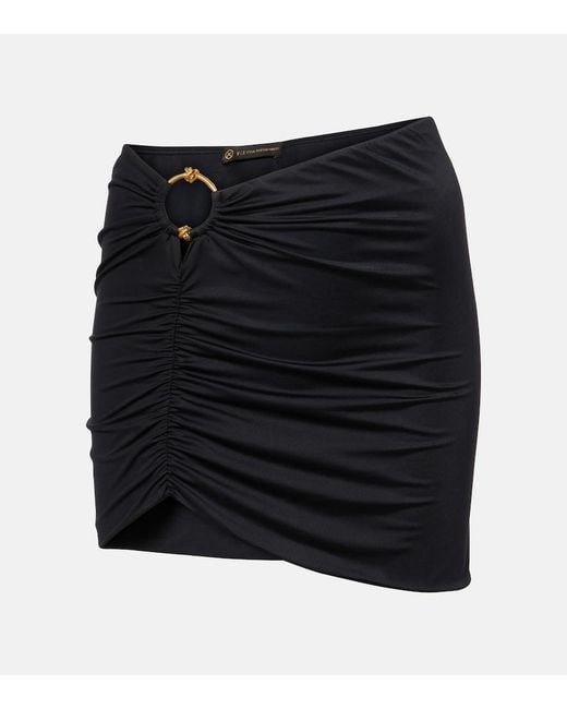 ViX Black Meg Embellished Miniskirt