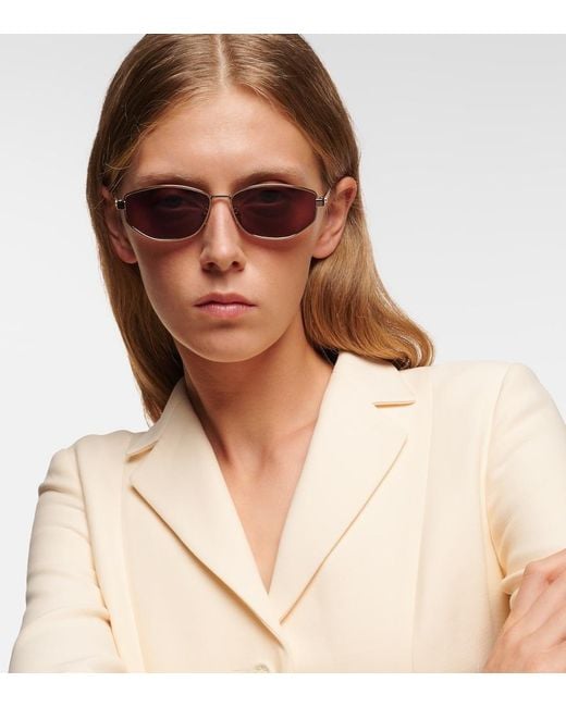 Dior Pink Diorcannage B1U Oval Sunglasses