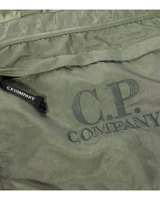 C P Company Green Nylon B Crossbody Messenger Bag for men