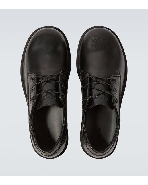 Givenchy Black Storm Leather Derby Shoes for men