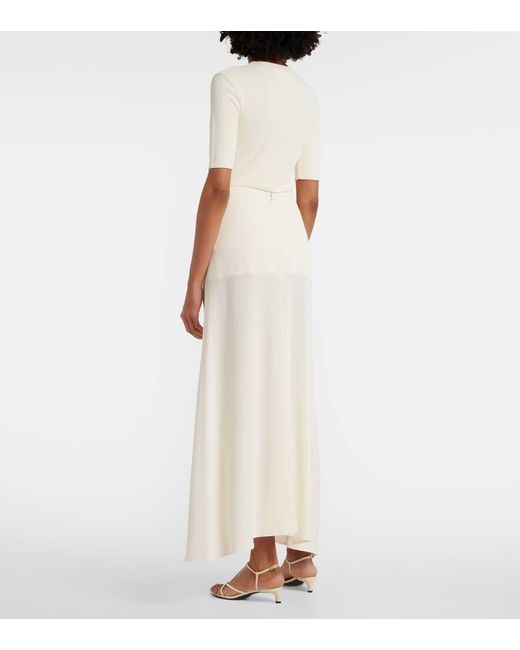 Jil Sander White Midirock Aus Crepe