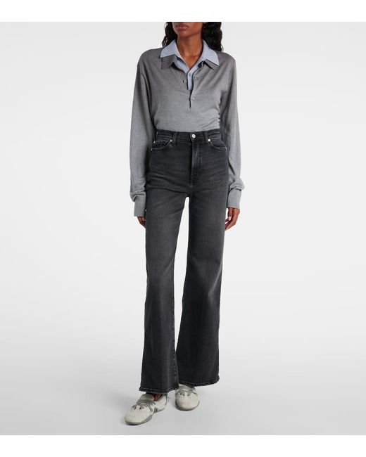 Jeans Anchos Jo 7 For All Mankind de color Blue