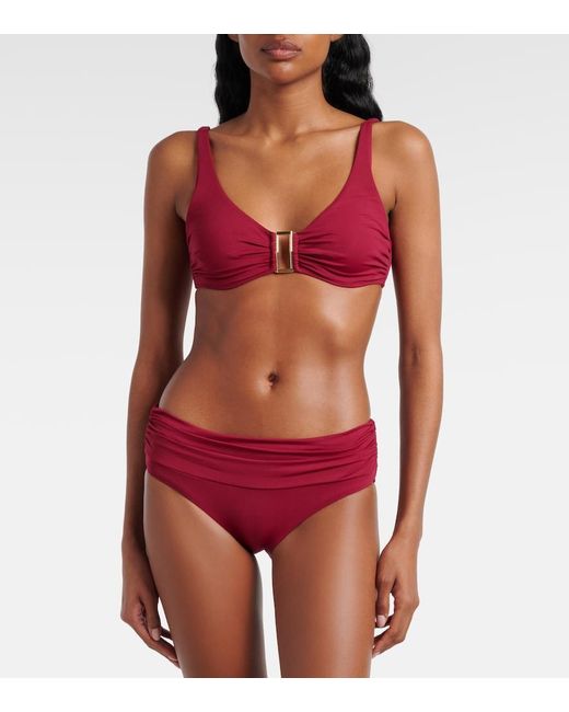 Melissa Odabash Red Bikini-Oberteil Bel Air