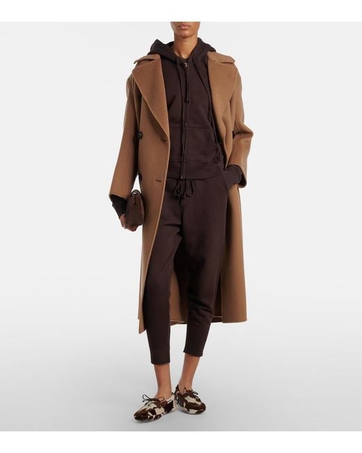Nili Lotan Brown Callie Cotton Hoodie