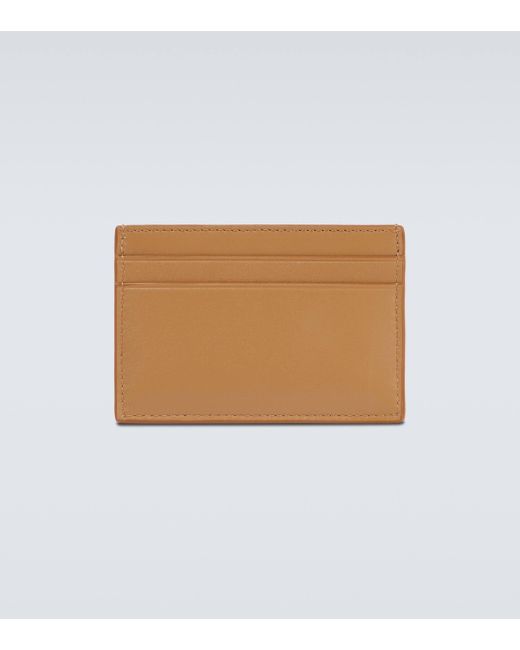 Loewe White X Suna Fujita Lemur Leather Card Holder for men