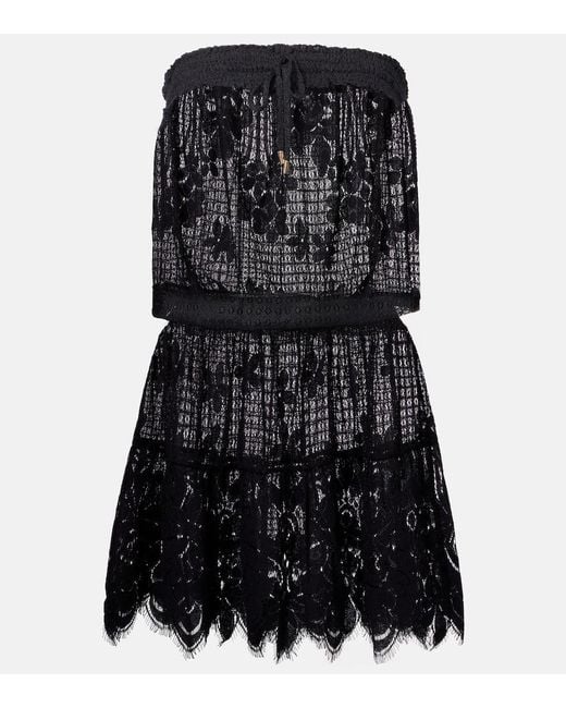 Melissa Odabash Black Minikleid Isla