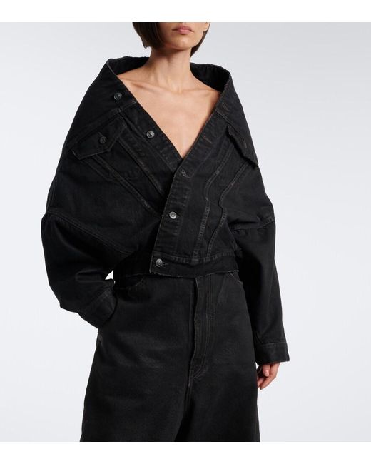 Balenciaga Black Denim Jacket