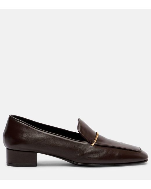 Herbert Levine Brown Loafer-Pumps Fair And Square 30 Aus Leder