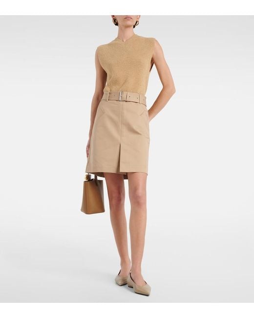 Totême  Natural Cotton-Blend Terry Sweater Vest