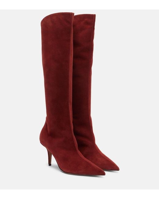 Botas Altas Jessica 75 De Ante Paris Texas de color Red