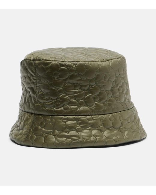 Moncler Green Padded Reversible Bucket Hat