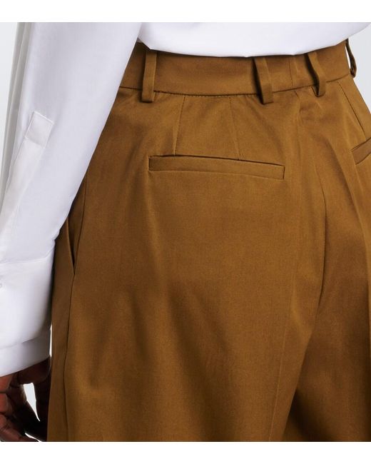Altuzarra Green Bix Cotton Tapered Pants