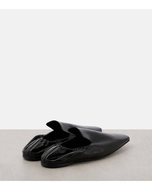Totême  Black Slip-Ons Aus Leder