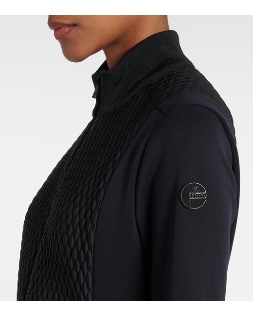 Fusalp Black High-neck Zipped Jacket