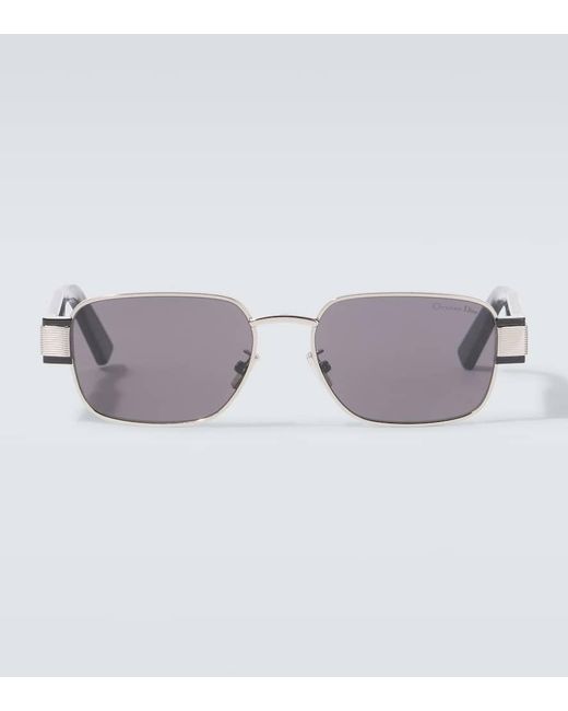 Gafas De Sol Rectangulares Christian Dior Label Dior de hombre de color Gray