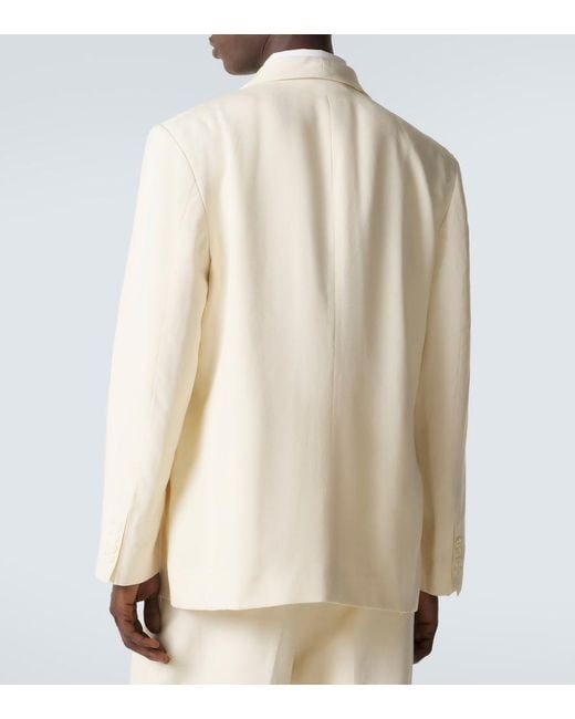 Bode Natural Single-Breasted Suit Jacket for men