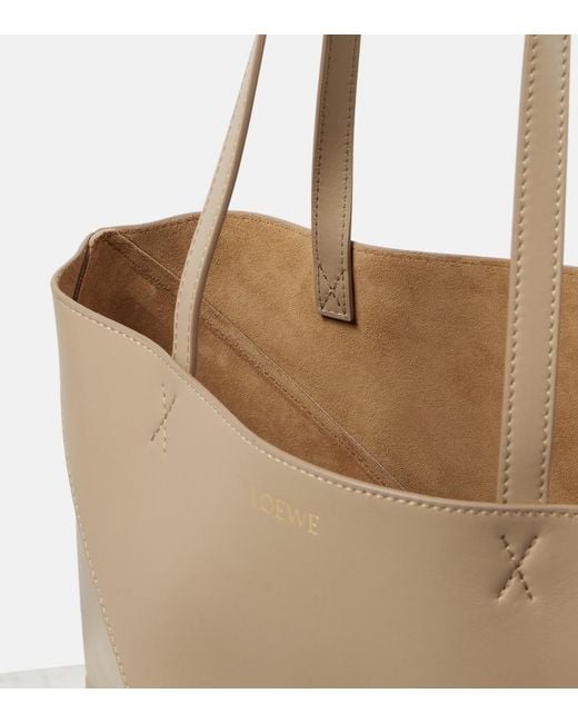 Loewe Natural Puzzle Fold Medium Leather Tote Bag