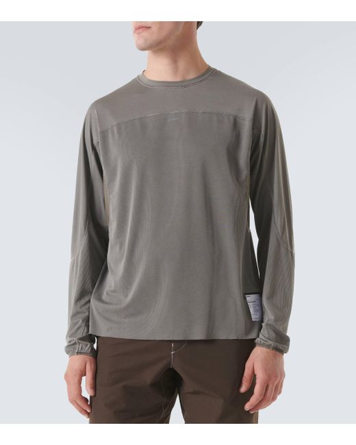 Satisfy Gray Auralite Technical Sweatshirt for men