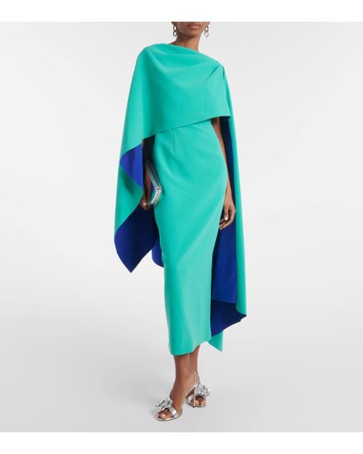 Robe midi Demetria Roksanda en coloris Green