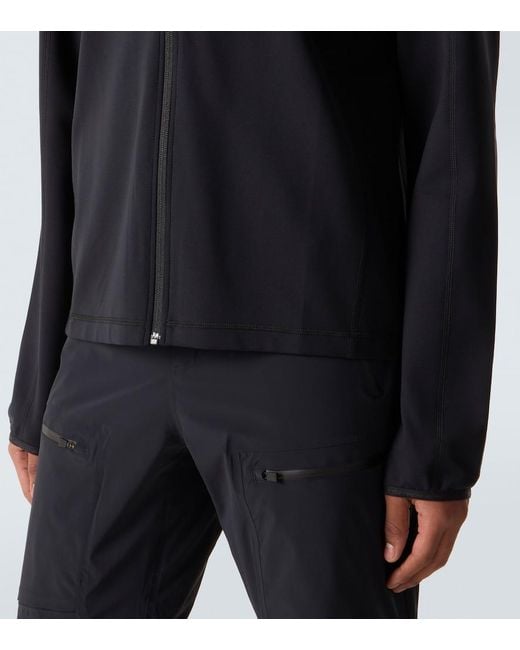 Aztech Mountain Blue Aztech Fleece Zip-Up Ski Top for men