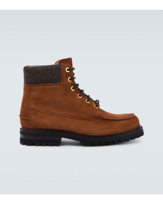 Church s men s suede boot Brown