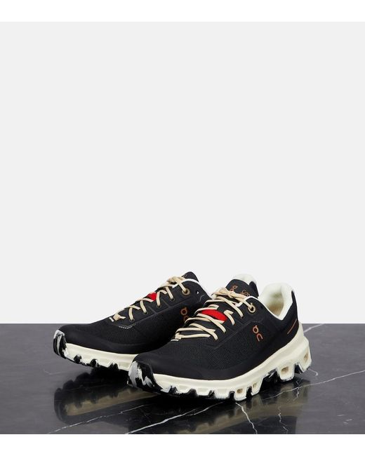 Loewe Black Cloudventure Running Shoe In Nylon