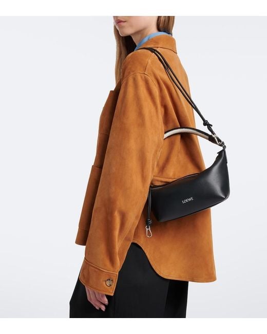 Borsa A Spalla Cala di Loewe in Black