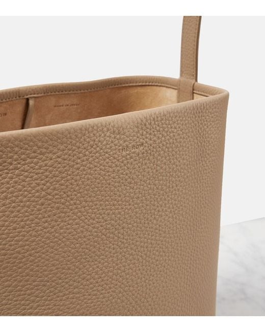 The Row Natural N/S Park Medium Leather Tote Bag