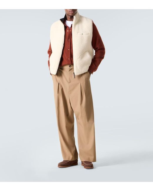 God's True Cashmere Brown Cashmere Shirt With Sunstone for men