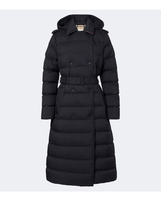 Burberry Black Kent Hooded Down Jacket