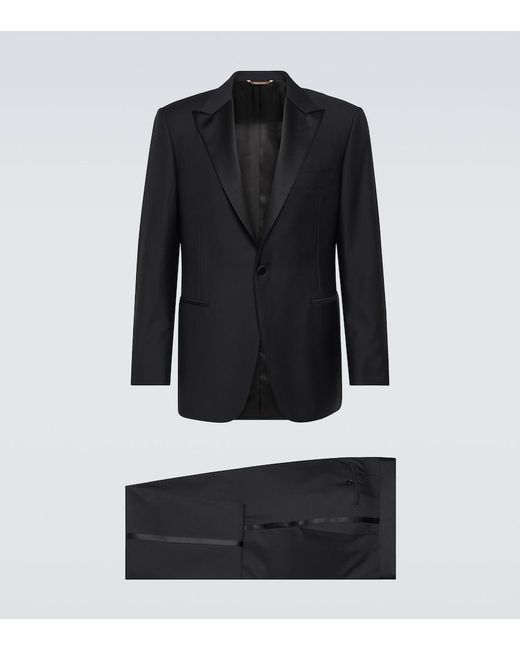 Canali Black Wool Tuxedo for men