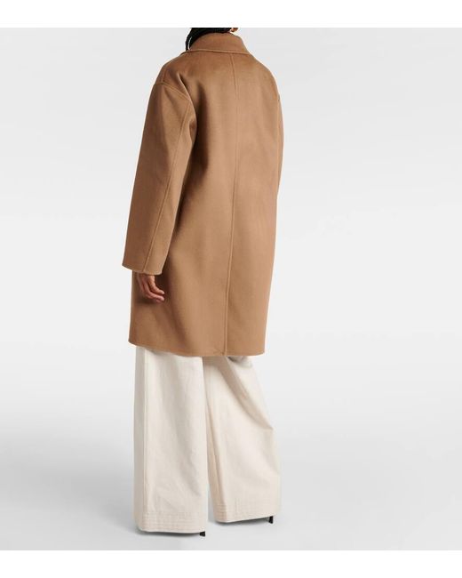 Max Mara Brown Mantel Aus Wolle