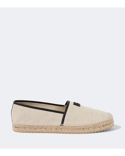 Dolce & Gabbana White Salt&Pepper And Nappa Espadrilles for men