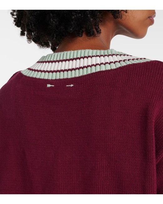 The Upside Red Pullover Josette Aus Baumwolle