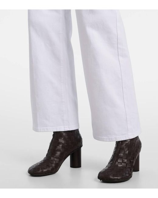 Jean Ample Le Slim Palazzo A Taille Haute FRAME en coloris White