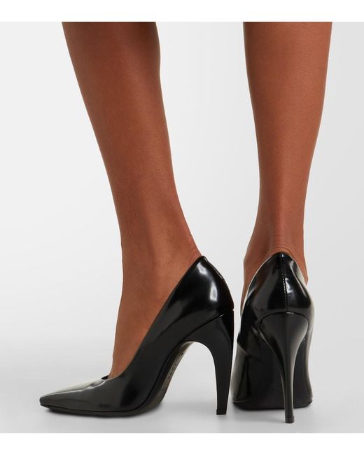 Jude Black Fame Leather Pumps