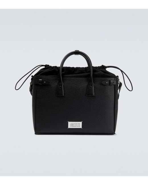 Maison Margiela 5ac Document Holder Leather Tote Bag in Black for Men ...