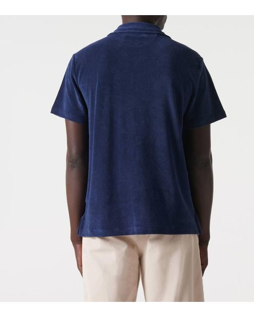 Polo Ralph Lauren Hemd aus Frottee in Blue für Herren