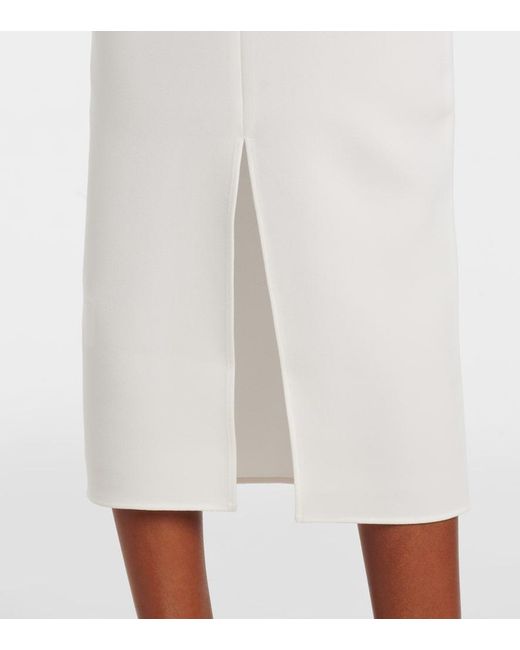 Alex Perry White Bridal Midikleid