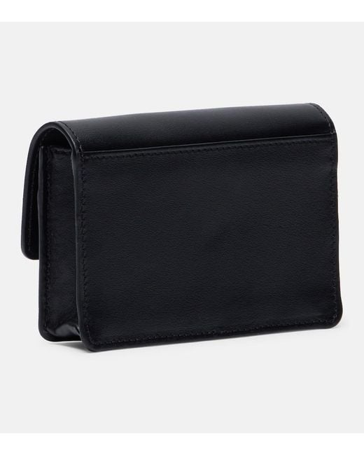 Christian Louboutin Black Bettina Leather Card Holder