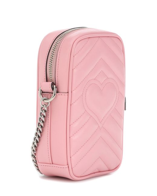 gg marmont 2.0 matelassé leather card case