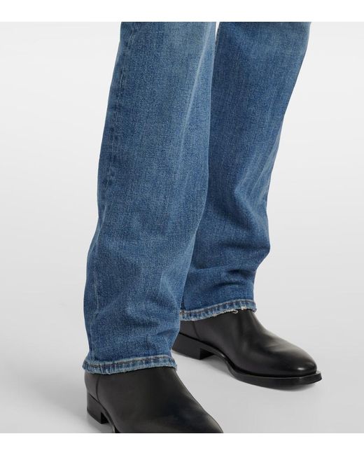 Polo Ralph Lauren Blue Low-Rise Straight Jeans
