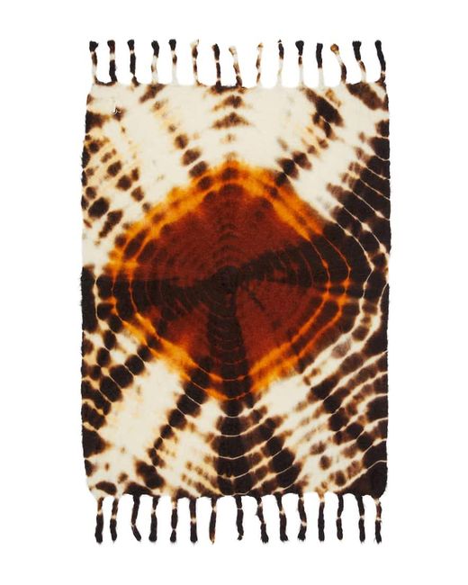 Coperta in misto mohair tie-dye di Jil Sander in Metallic