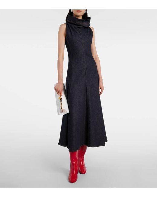 Christian Louboutin Red Janitta 55 Leather Knee-High Boots