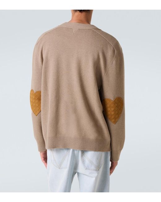 Bottega Veneta Natural Cashmere-Blend Cardigan for men